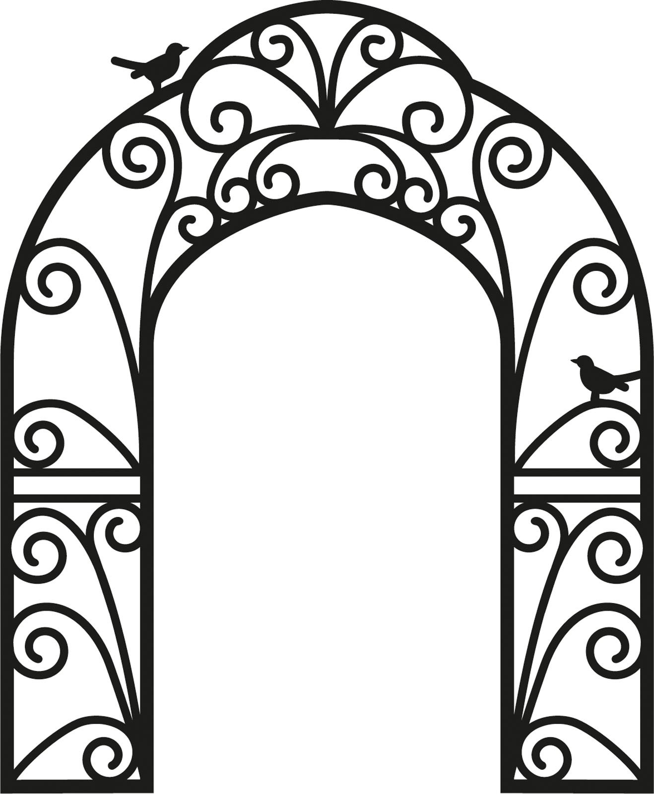 Marianne Design Birds Pergola Craftables Die,