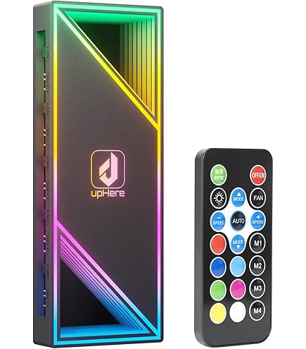 SEGOTEP HB-12 Gaming PC Fan - 120mm ARGB Infinity Mirror Cooling Fan With PWM Control