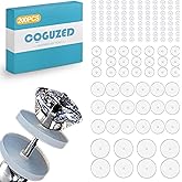 CoguZed 200-Piece Clear Piercing Disc Pack – 3-9mm Silicone Piercing Discs & Stabilizers for New Piercings (Anti-Slip Spacers, Hypoallergenic, Soft & Durable)
