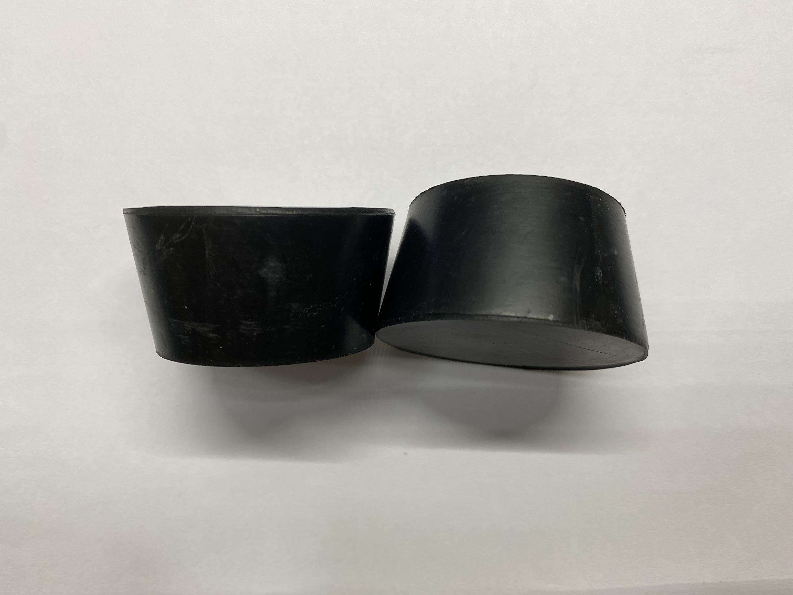 dexierp Protection Force #10 Stopper Plug For 1-3/4" 1-13/16" 44-46mm Hole (Pack of 5) Tube Bottle Openning 2-4 1/2 UNC M48 Thread Nut Paint Masking Reusable Rubber