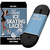 Kami-So Ice Skate Laces for Figure Skates | Tangle-Resistant Laces with Easy-Thread Tips | Ice Skating Accessories