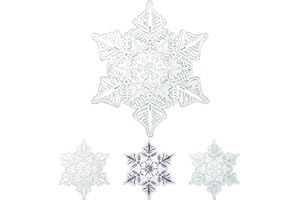 YEESOOM Snowboard Stomp Pad, Snowflake Stomp Pad Snowboarding Clear, 3D Snowboard Grip Stomp Pad with Strong Adsorption Force and Friction, Multi-Color Option