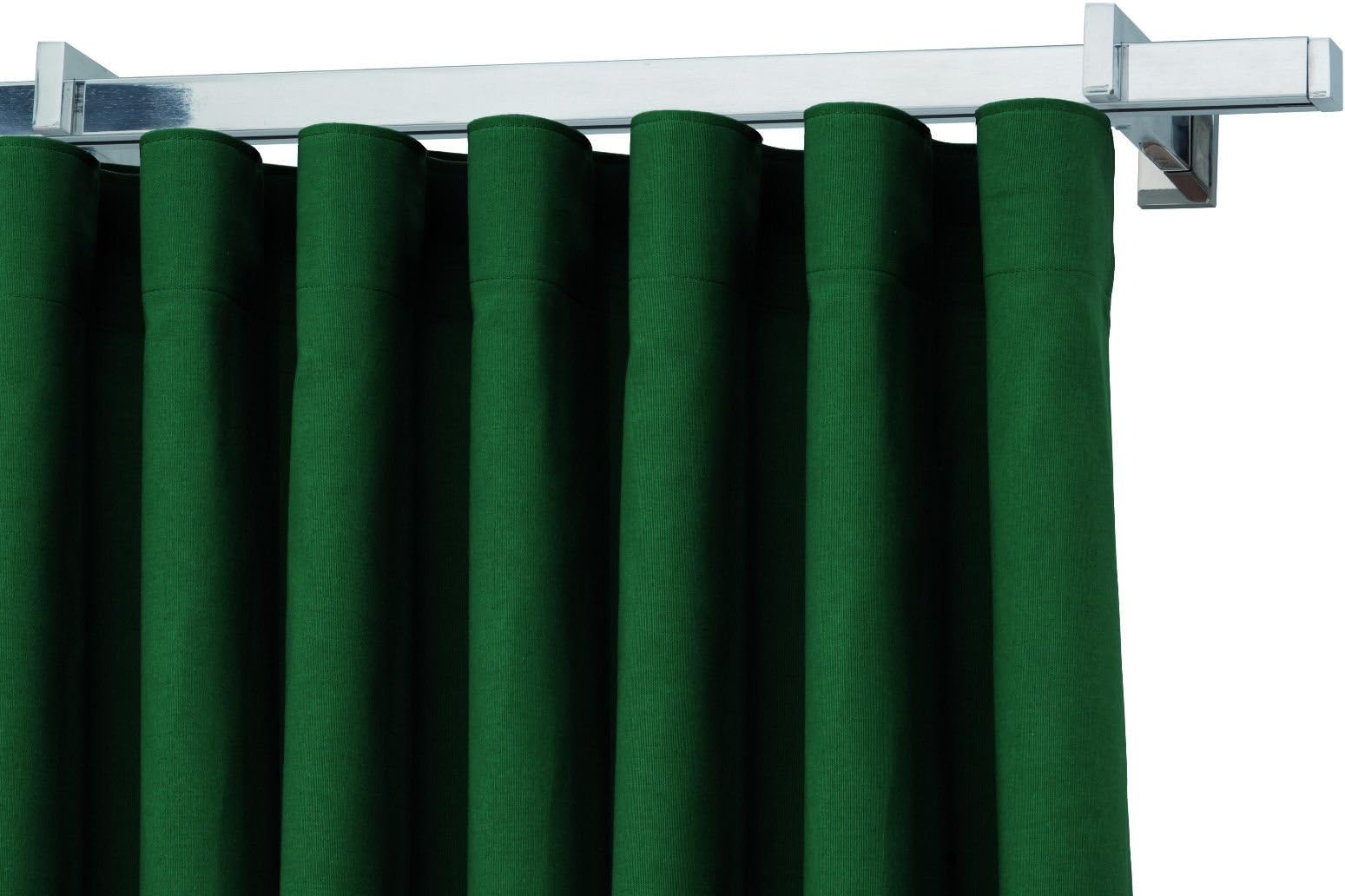 Polished Aluminium Curtain Track For Square or Satin Single Strap with Ceiling Mount System to Waves Constant l.240