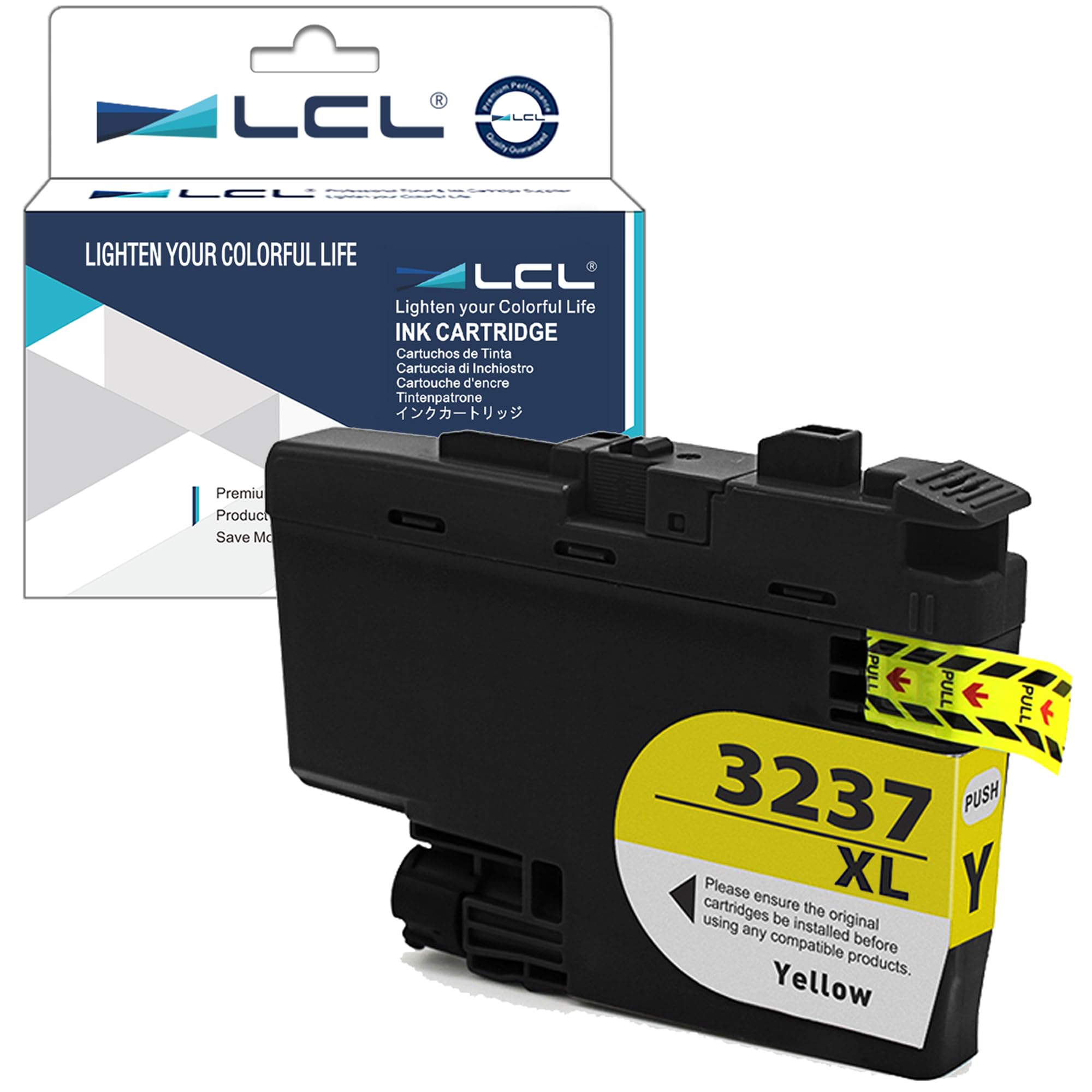 LCL Compatible Ink Cartridge LC-3237 LC3237 XL LC3237XL LC-3237Y LC3237Y (1 Yellow) Replacement for Brother MFC-J5945DW MFC-J6945DW MFC-J6947DW HL-J6000DW HL-J6100DW