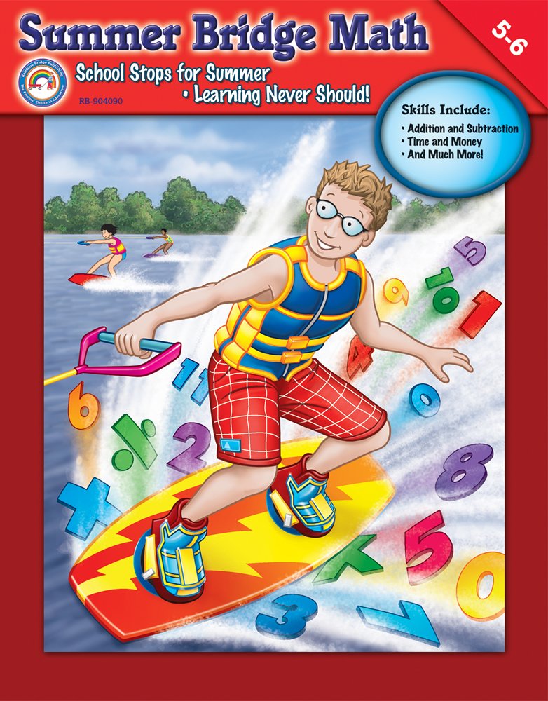 amazon com summer bridge math grades 5 6 sandra toland ray lambert wayne miller books