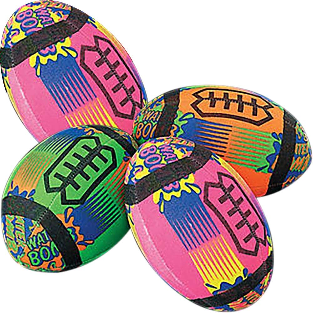 Nylon “Water Bomb” Soaker Footballs (4-Pack)