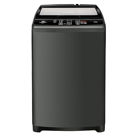 Haier 6.2 Kg Fully-Automatic Top Loading Washing Machine (HWM62-707BKNZP, Silver Grey)