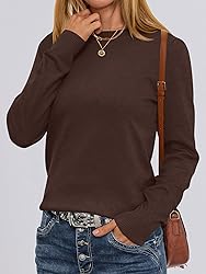 ANRABESS Sweaters for Women Long Sleeve Lightweight