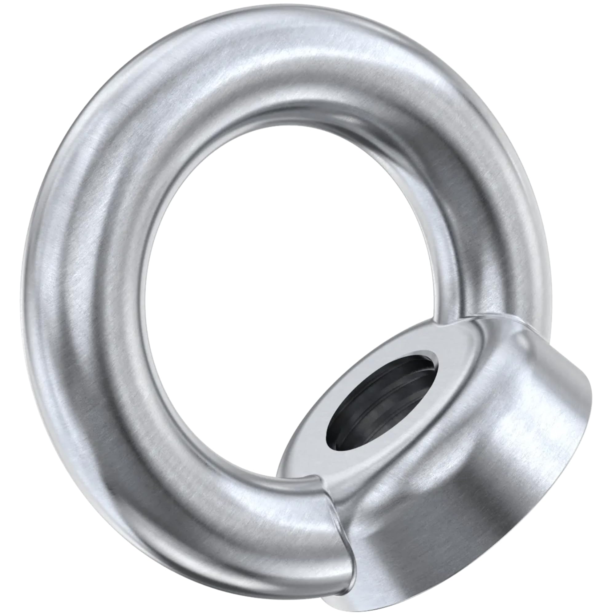 M14 Lifting Eye Nut (Pack of: 2) Heavy Duty Lifting Ring Eye Nuts Female Screw Thread, Ring Shape Eyebolts DIN 582 DIYUK