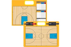 SeunKieer Dry Erase Board for Coaches, Double-Sided Whiteboard Coaching Board Basketball, Baseball, Soccer, Football, Hockey (Marker Included), The Perfect Coach Gifts