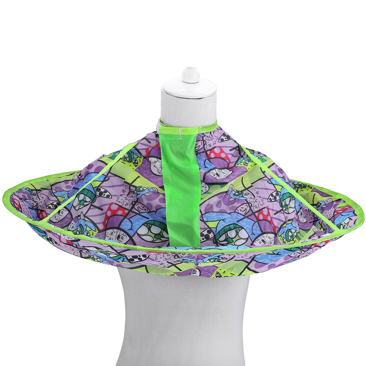 CCbeauty Children Barber Cape for Kid Salon Cape Haircut Umbrella Catcher Hairdresser Styling Cape and Apron Waterproof (#2)