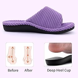 Litfun Orthopedic House Slippers for Women