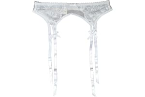 TVRtyle Women’s Black Metal Clips Sexy Garter Belts for Stockings S512