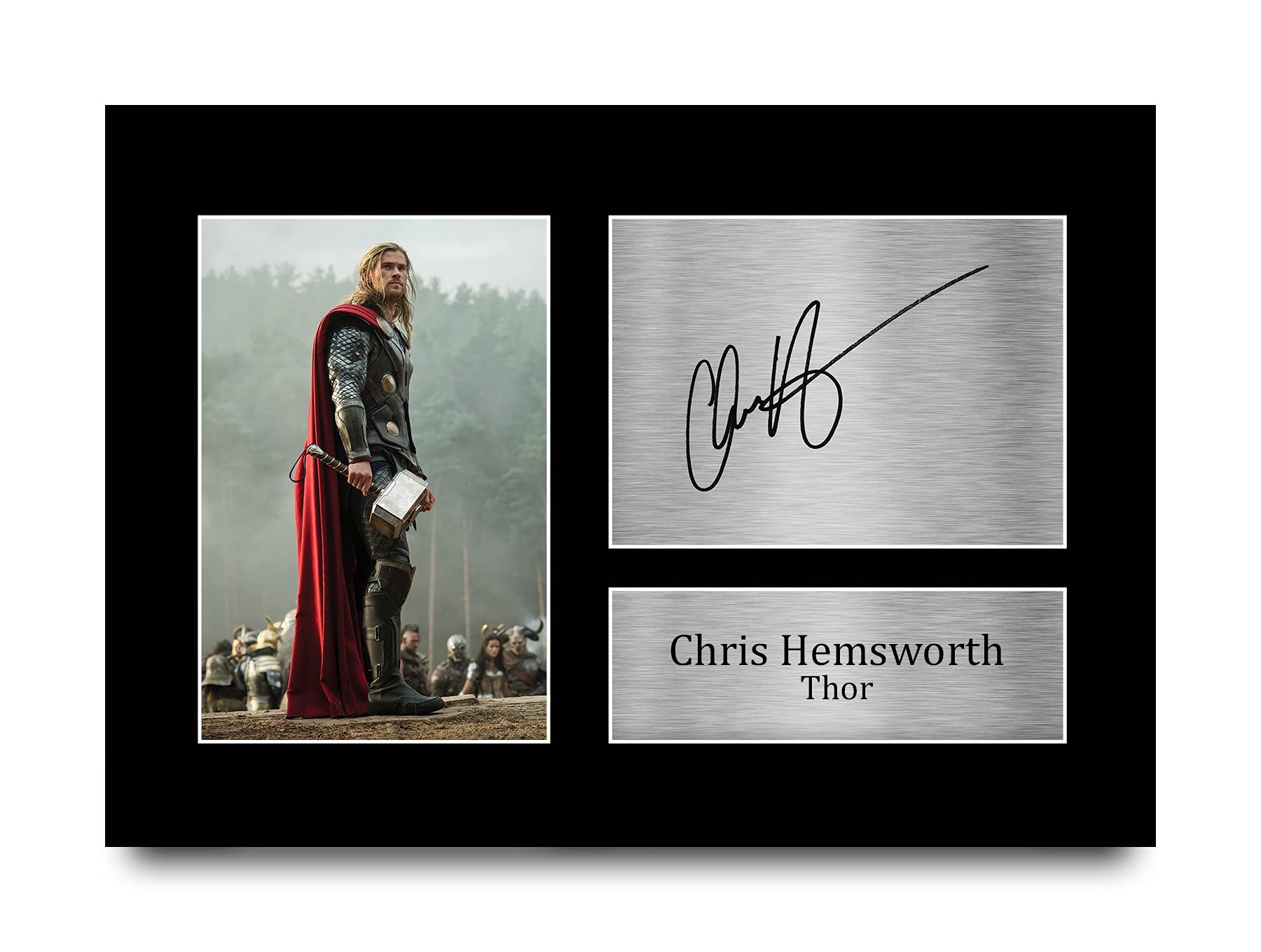 HWC Trading Chris Hemsworth Signed A4 Printed Autograph Thor The Avengers Print Photo Picture Display