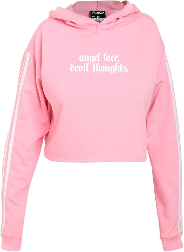 angel face devil thoughts hoodie