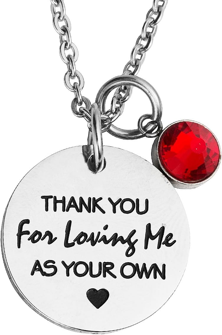 Stpower Stepmom Gift Stepmother Necklace Stainless Steel Quote Pendant Mother Birthday