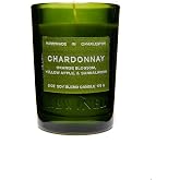 Rewined Candles Chardonnay Soy Blend Candle, 6 Ounce, Orange Blossom, Yellow Apple, and Sandal Wood