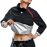 HOTSUIT Sauna Suit for Women Anti Rip Sweat Suit for Weight Loss Odorless Sauna Jacket Pant for Workout Gym