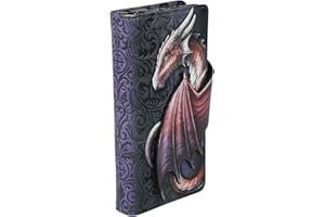 Nemesis Now Take Flight Embossed Purse 18.5cm, Purple, One Size