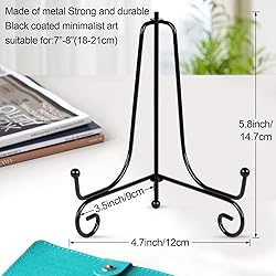 vivinin 4 Pack Plate Stands For Display,Plate