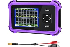 ZYKYCX Handheld Portable Oscilloscope, 2.8" TFT Digital Oscilloscope, 1MHz Bandwidth, 8.33MSa/s Sampling Rate, Auto/Normal/Si