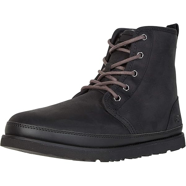 Amazon.com | UGG Men's Classic Mini Lace-up Weather Boot, Black, 7