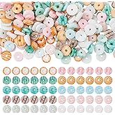 Cheriswelry 200Pcs Shell Beads for Bracelet 6-6.5mm Flat Round Disc Shell Bead Summer Bohemia Beads 10 Colors for DIY Earring Bracelet Necklace Keychain Jewelry Making