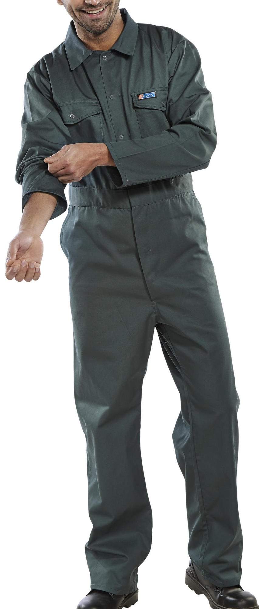 CLICK BOILERSUIT SPRUCE GREEN 52