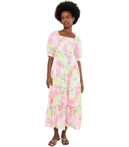 lilly pulitzer graduation dress UPF 50+ Sophie Havana Pink Casa Jaguar Engineered Dress LG at Amazon Women's Clothing store STYLE-FLORAL SIZE:000 strapless maxi is designed Solid & Striped The