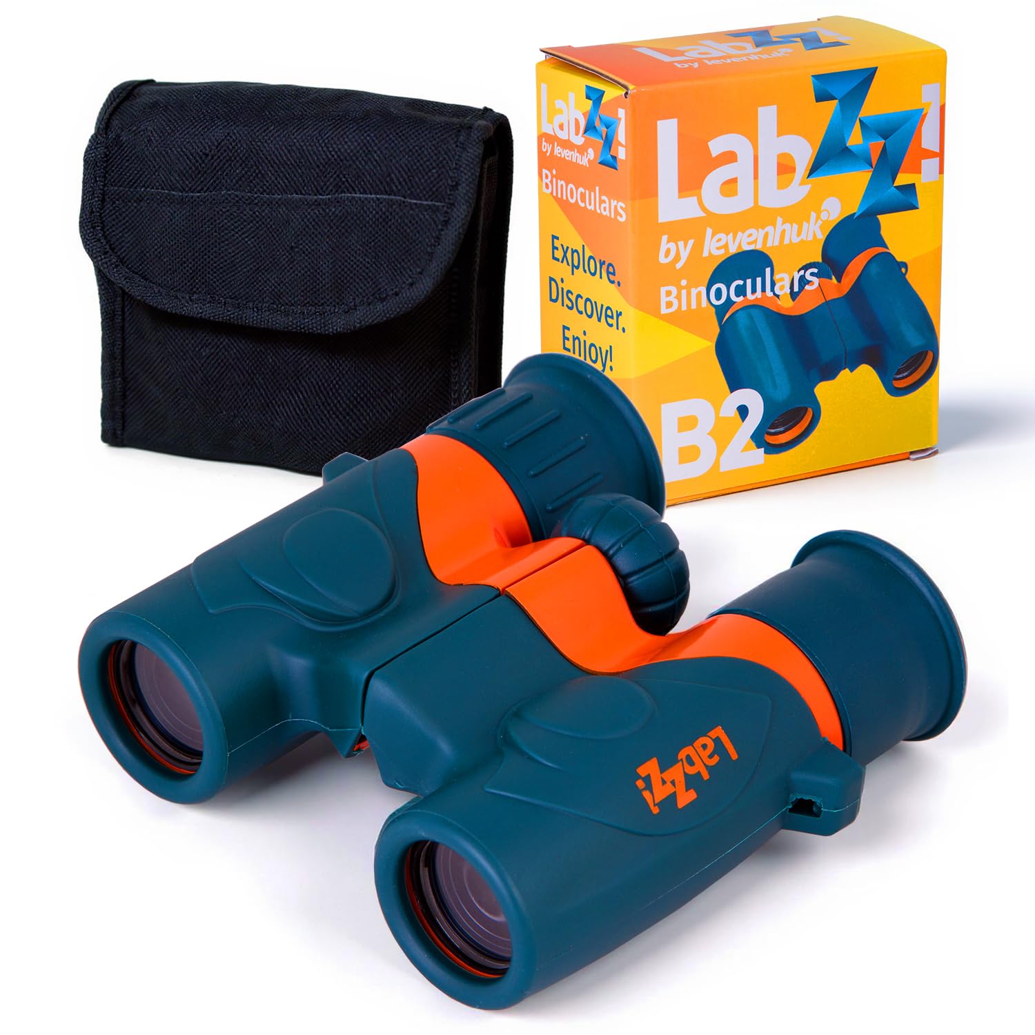 Levenhuk LabZZ B2 Compact Kids Binoculars with Durable Body and Glass Optics
