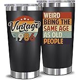 NewEleven 40th Gifts For Men Women - 40th Birthday Decorations For Men, Him, Her - Gifts For Turning 40-40 Year Old Gift For Man, Woman, Mom, Dad, Wife, Husband - 20 Oz Tumbler