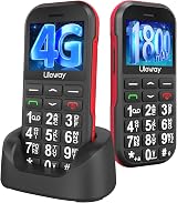 CHAKEYAKE 4G Big Button Senior Phone 1800mAh SOS Flashlight FM Radio Unlocked