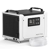 Moiswell 70 Pints Commercial Dehumidifier with Pump, Portable Crawl Space Dehumidifiers for Basement and Home, Energy Star Efficient Certified, Automatic Defrost