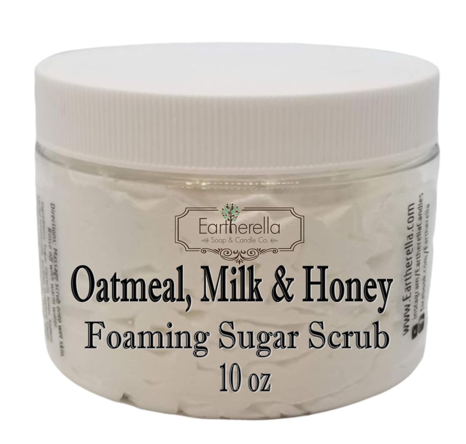 OATMEAL, MILK & HONEY Exfoliating Foaming Sugar Body Scrub