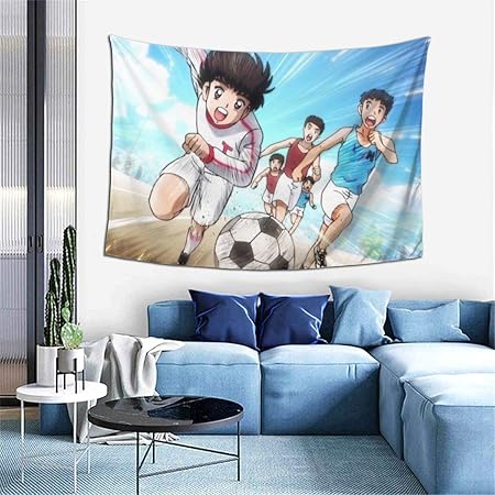 Amazon Co Jp キャプテン翼1 欧米風 壁掛けタペストリー おしゃれ 多機能 パーティー イベント リビング お店 個性ギフト 模様替え 部屋 装飾 タペストリー 背景布 部屋 寝室 ウォール タペストリー 窓カーテン 結婚祝い 新居祝い 152cm 102cm Generic