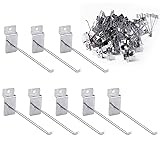 uyoyous 100 PCS Slatwall Hooks 6 Inch Heavy Duty