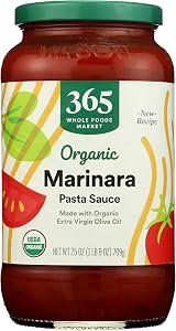 365 by Whole Foods Market, Organic Marinara Pasta Sauce, 25 Ounce