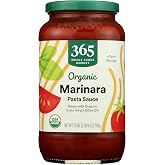 365 by Whole Foods Market, Organic Marinara Pasta Sauce, 25 Ounce