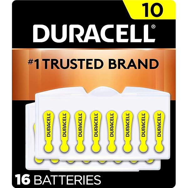 60-Count Size 10 Hearing Aid Batteries | Zinc Air 1.45V | PR70 Compatible | Long Lasting