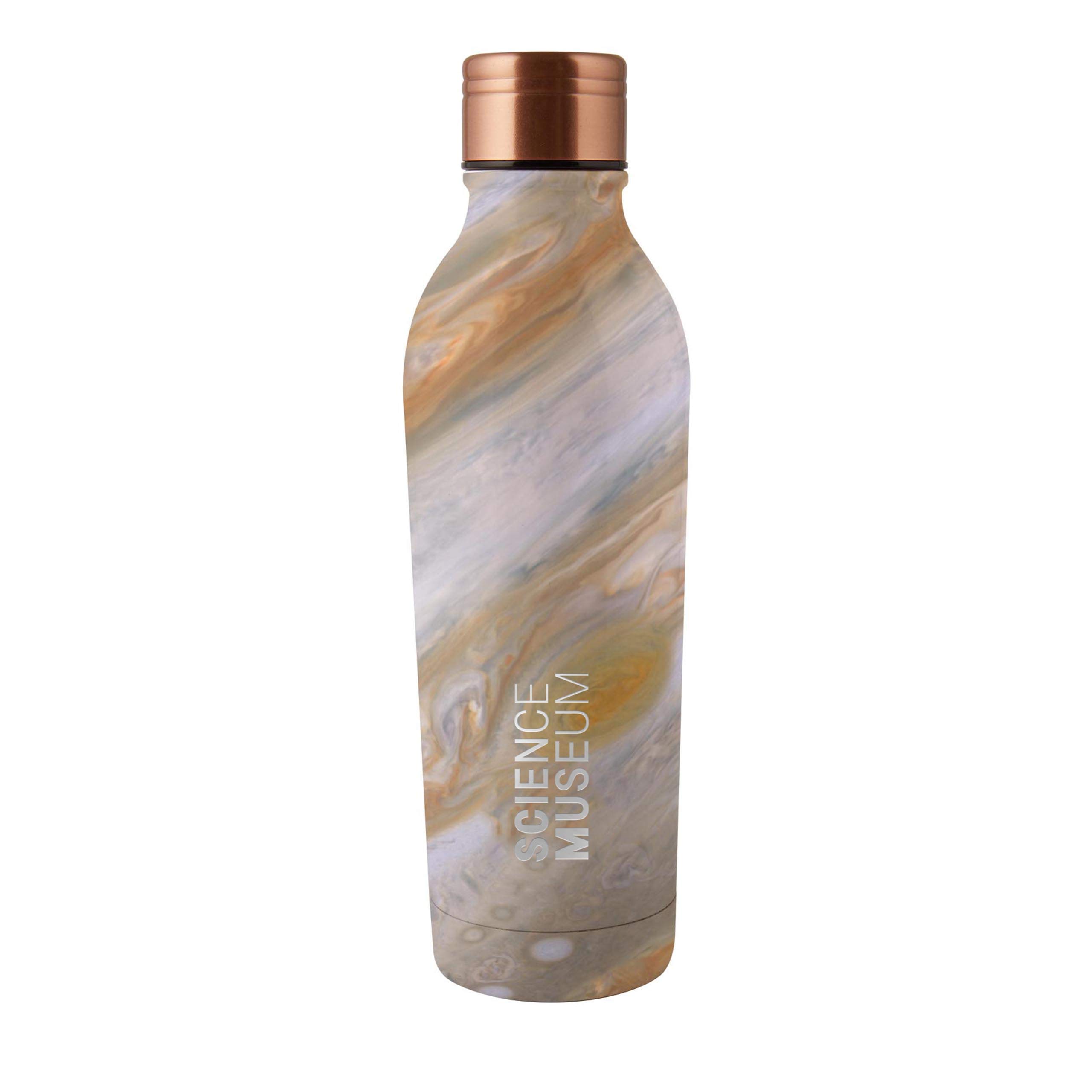 Root7 Bottle | Stainless Steel Water Bottle | Jupiter Marble 500 ml | Double Walled & Copper Insulated | Reusable Thermal Flask | BPA Free, Leak - Proof Bottle | Cold for 30 Hours & Hot for 20 Hours