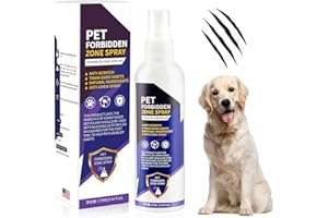 LFJUNW No Chew Spray for Dogs & Cats, 175ML - Bitter Apple Spray for Dogs to Stop Chewing, Effective Dog Deterrent Spray for Carpet Furniture, Anti Chew Spray for Puppies Indoor & Outdoor Safe Purple