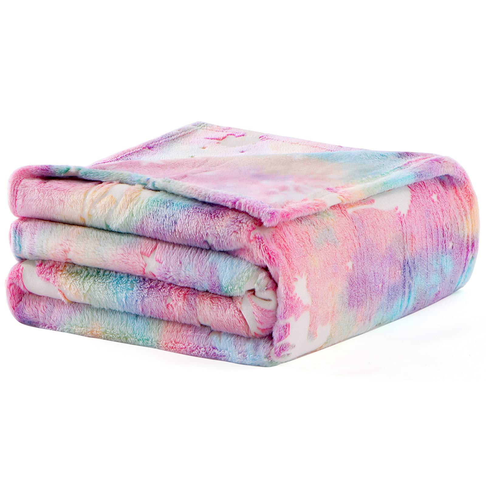 SALIMAH Glow in The Dark Blanket Unicorns Gifts for Girls, Toys for Girls Age 2 3 4 5 6 7 8 9 10 Year Old, Soft Kids Blankets Gifts for Grandkids Teens for Christmas Birthday, 50