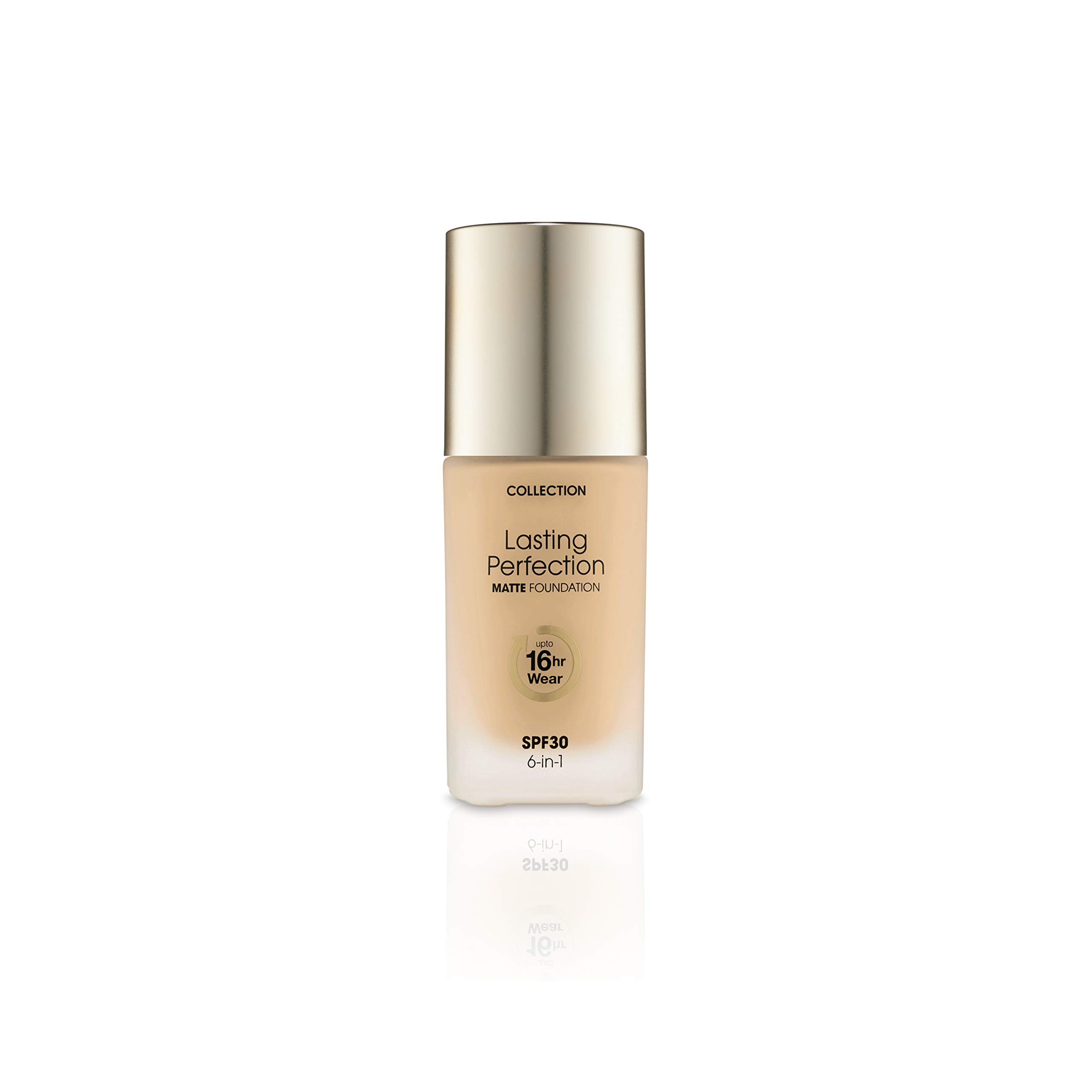 Collection Cosmetics Lasting Perfection Matte Foundation, Full Coverage, 27ml, Praline