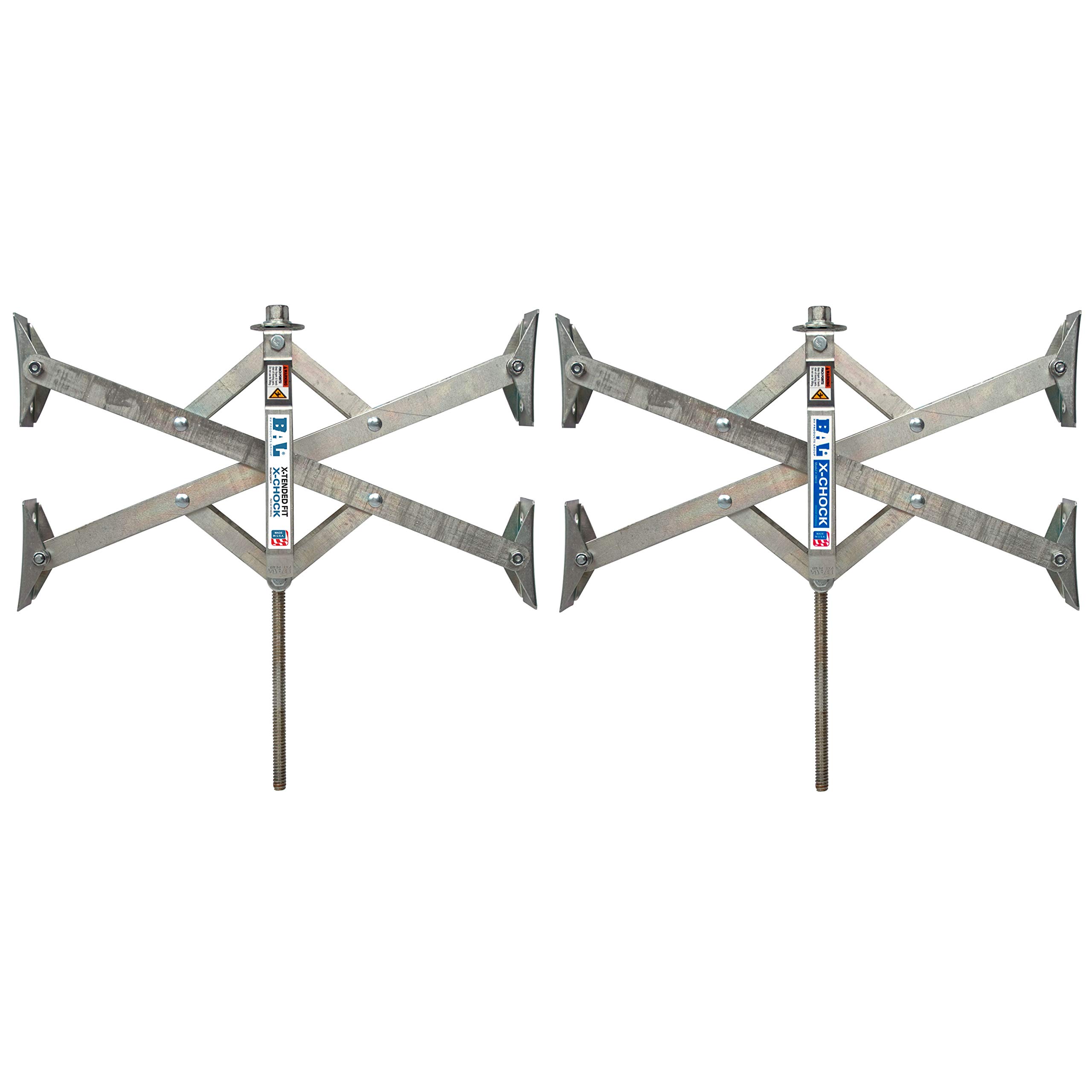 BAL 28024 X-Tended Fit X-Chock Tire Locking Chock – Wheel Stabilizer for Wide Tandem Axle Trailers & RVs – Set of Two Chocks, Heavy-Duty Steel, Ratchet Included Image BAL 28024 X-Tended Fit X-Chock Tire Locking Chock – Wheel Stabilizer for Wide Tandem Axle Trailers & RVs – Set of Two Chocks, Heavy-Duty Steel, Ratchet Included Image