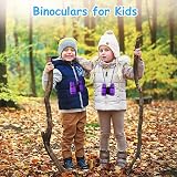OSDUE Kids Telescope 4x30 Binoculars Purple Educational Outdoor Toys view 7