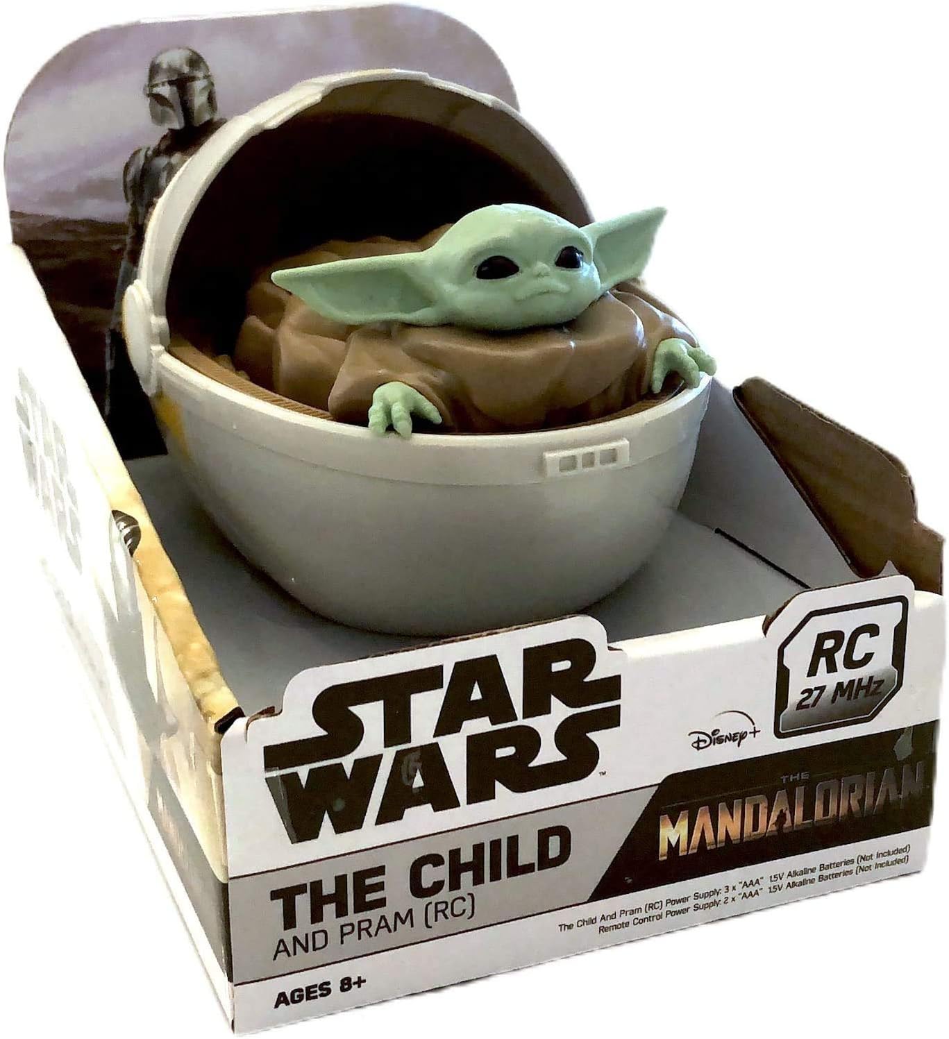 Star Wars The Mandalorian Baby Yoda The Child In Pram Remote Control Crib Car Vehicle Electronics For Kids Amazon Canada