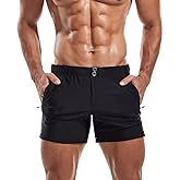 KOTENKO Men Swimwear Swimsuits Square Cut Swim Boxer Briefs Bikini Bathing SuitsS