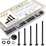 VGBUY 443Pcs M3 Screws Assortment Kit for 3D