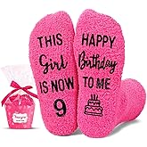 HAPPYPOP Birthday Gifts for Girls - Socks for Kids Age 5-12, Gift Ideas for 5-12 Year Old