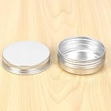 Gkhowiu 30pk Screw Top Metal Tins for Lip Balm, Cosmetics, Candles, Crafts view 7